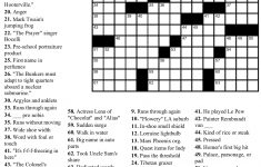 10 Best Photos Of Printable Tv Crossword Puzzle Free Printable Tv