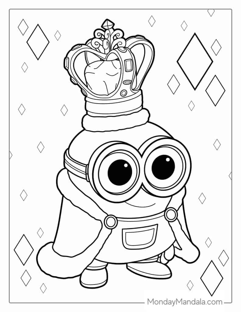 10 Minion Color Pages JoannCassey