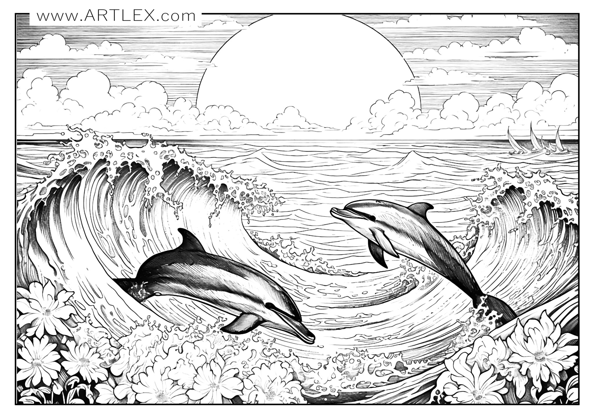 10 Ocean Coloring Pages Free Printable Artlex
