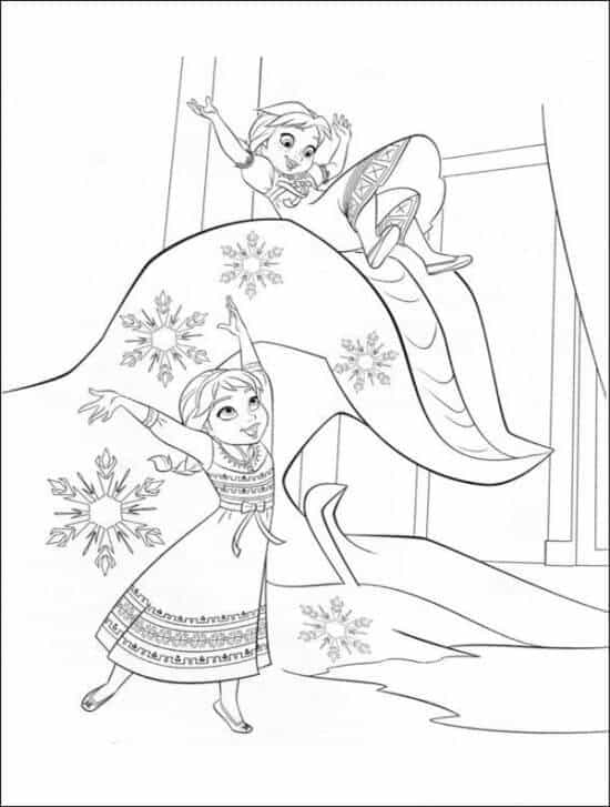15 Free Disney Frozen Coloring Pages