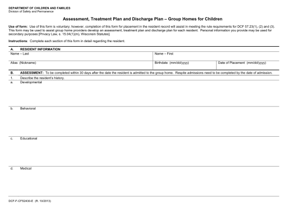 17 Counseling Treatment Plan Template Pdf Page 2 Free To Edit 