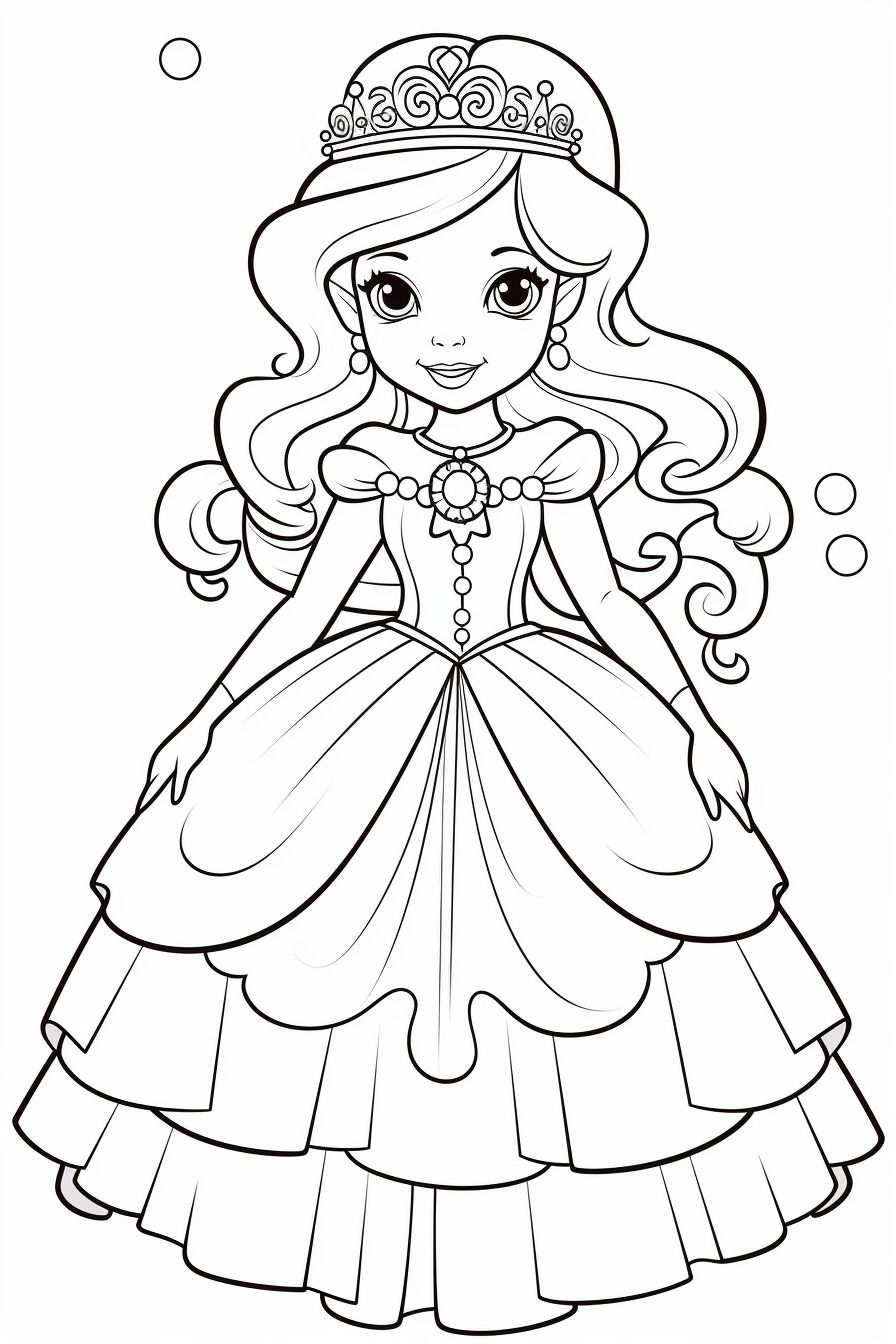 20 Princess Coloring Pages Free Printable 2 Bratz Coloring