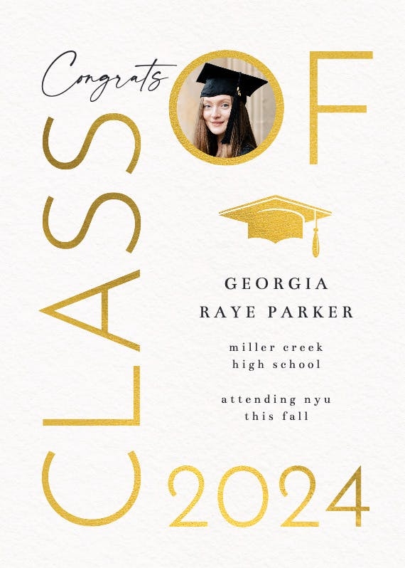 2024 Graduation Announcement Templates Free Greetings Island 