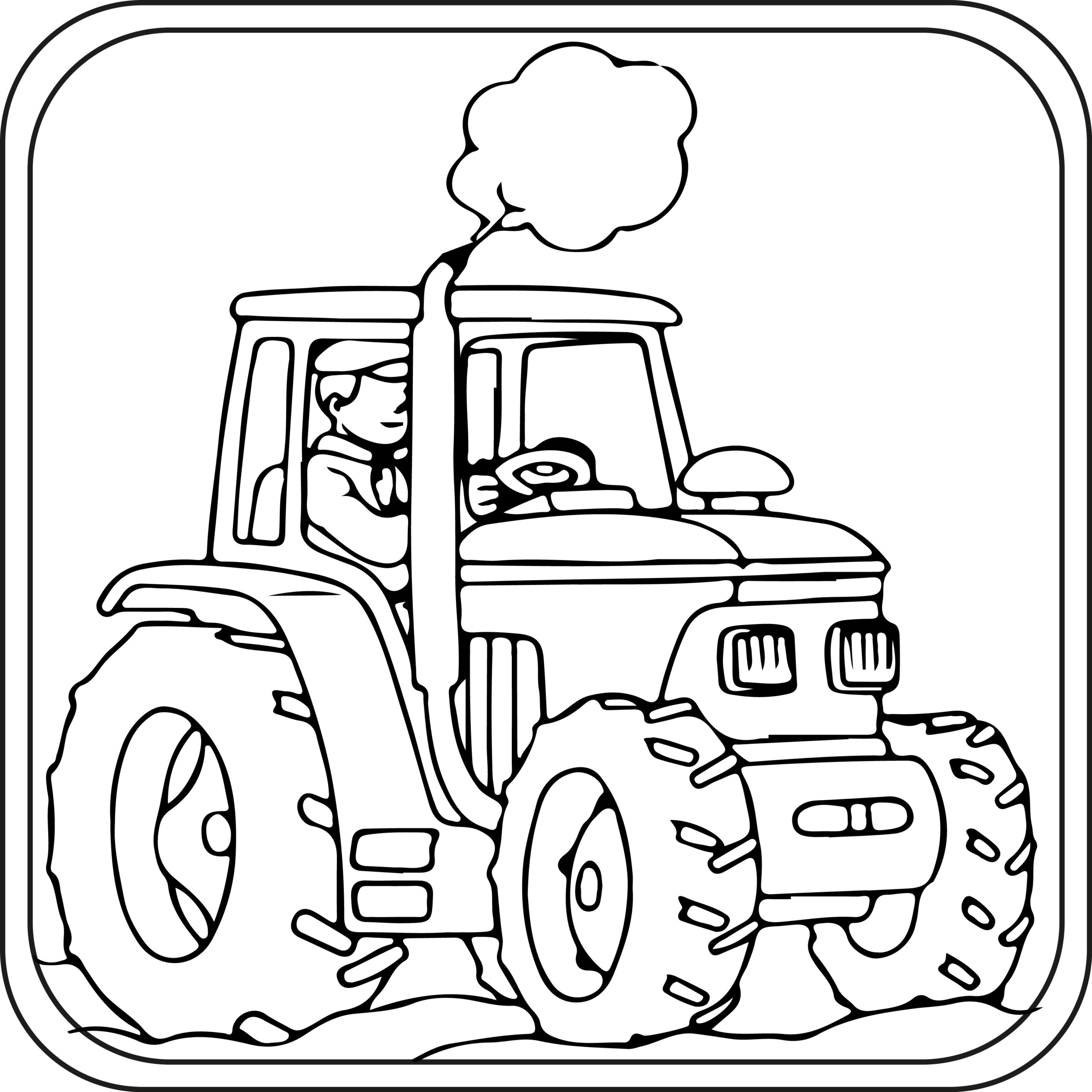 21 Excellent Picture Of Tractor Coloring Pages Entitlementtrap Tractor 