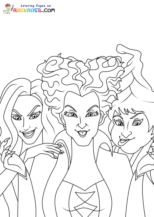 29 Free Hocus Pocus Coloring Pages CathJim