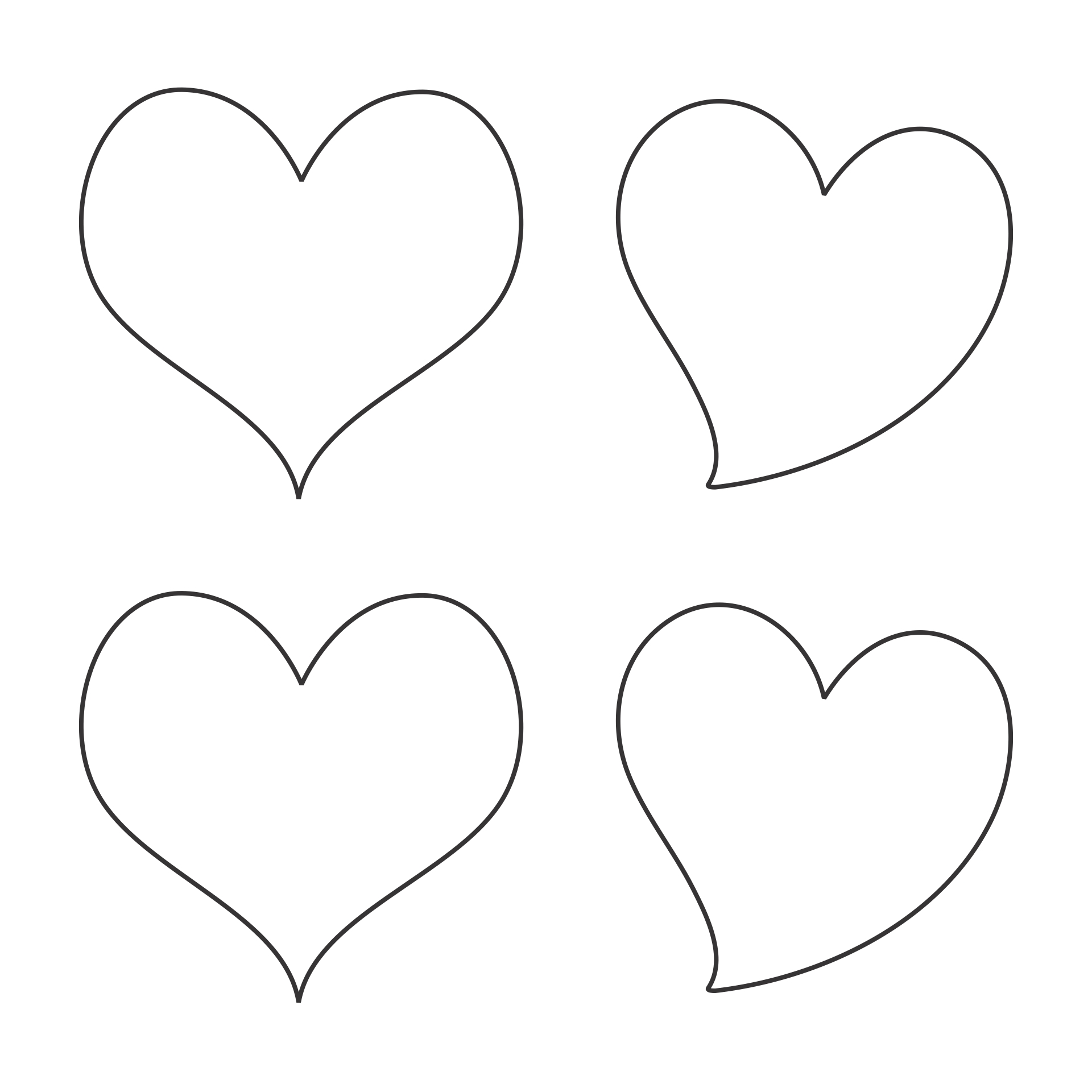 3 Inch Heart Template 10 Free PDF Printables Printablee