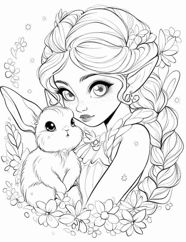 44 Cute Bunny Coloring Pages For Kids And Adults Our Mindful Life 