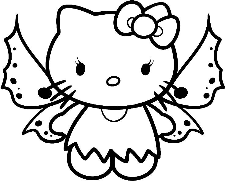583 Hello Kitty Coloring Pages ColoringPagesOnly