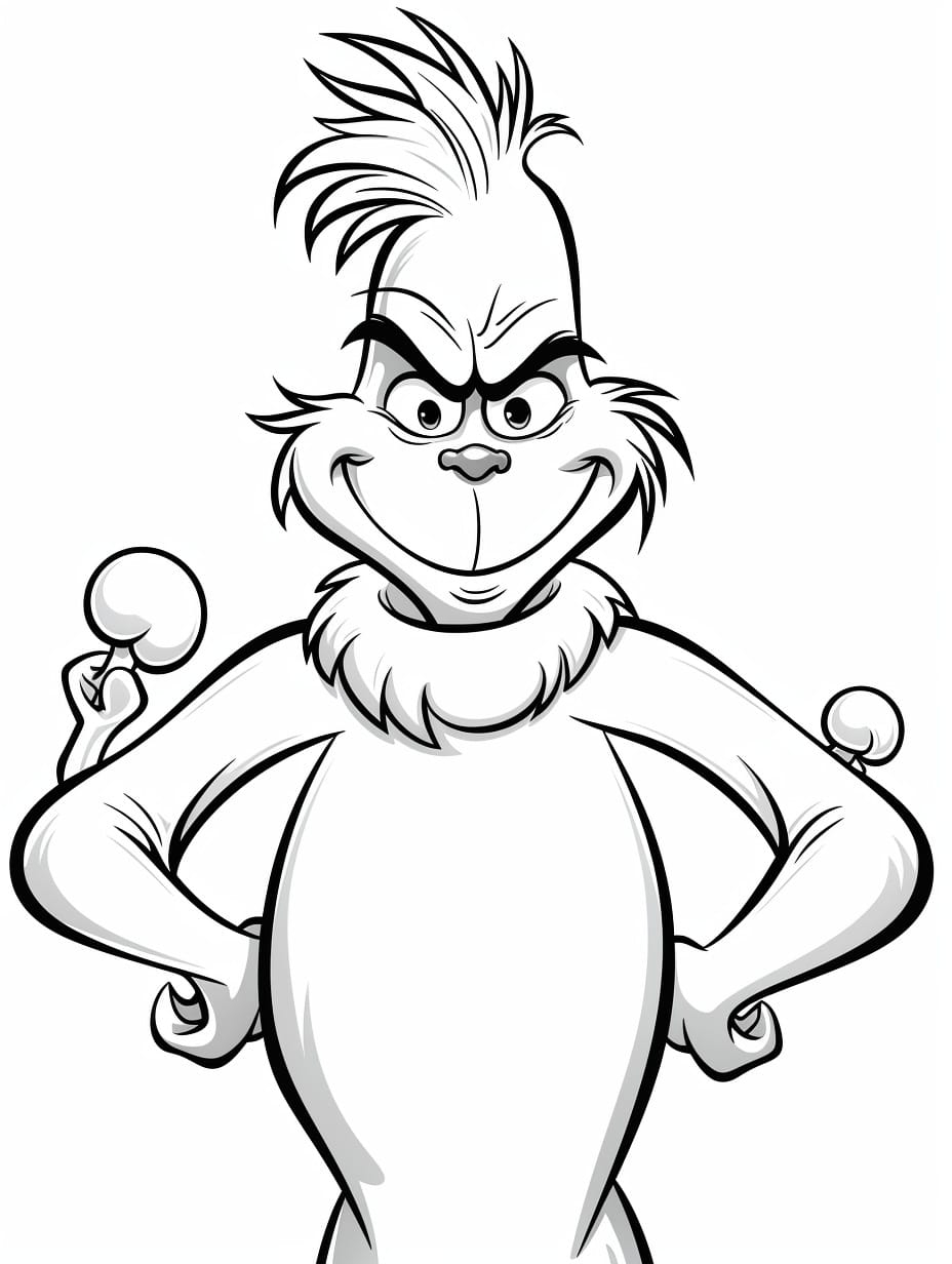 66 Grinch Coloring Pages Free Printable SSColoring