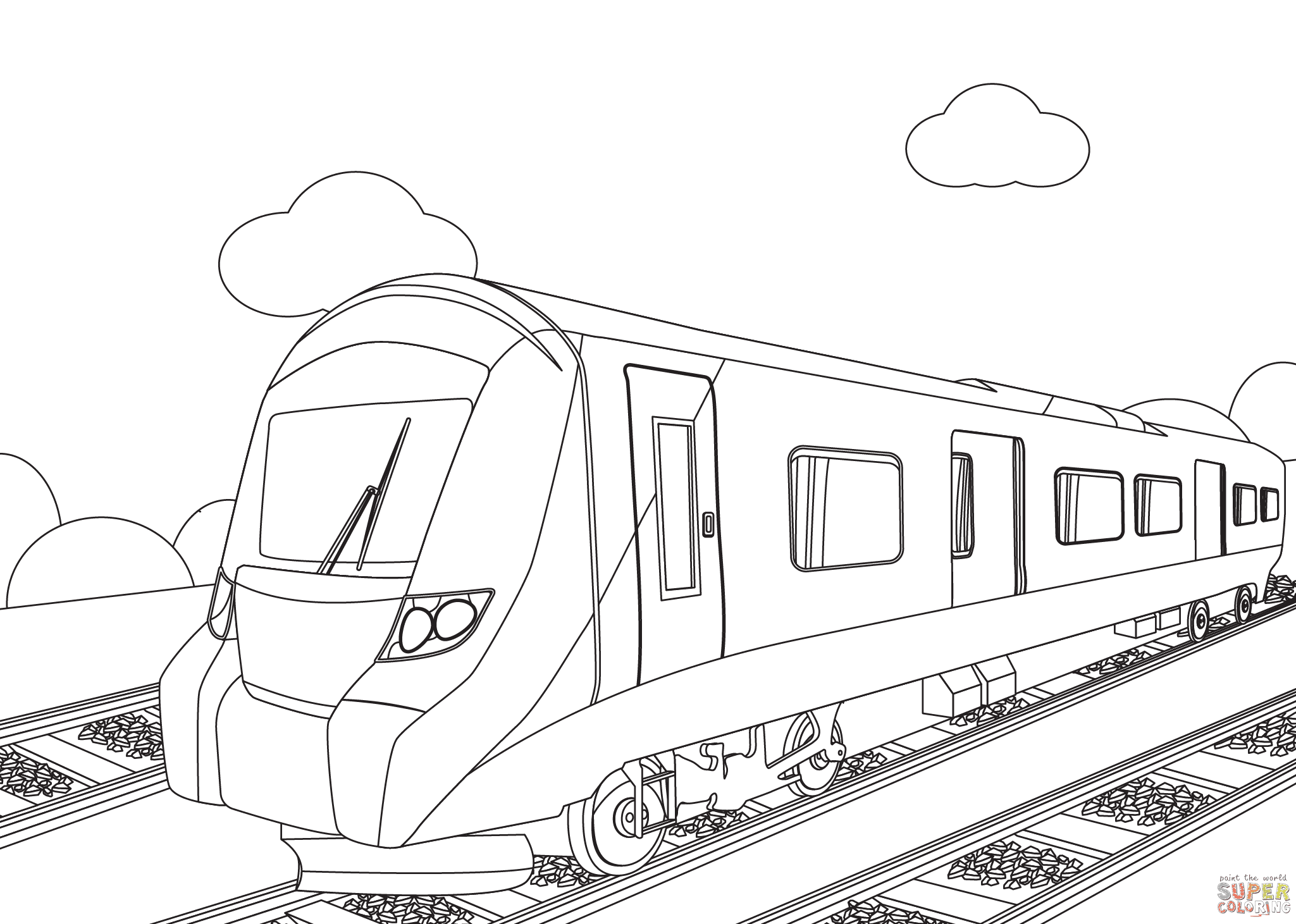 67 Train Coloring Pages ColoringPagesOnly