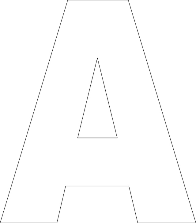 7 Best Images Of Free Printable Large Alphabet Letter Templates Free 