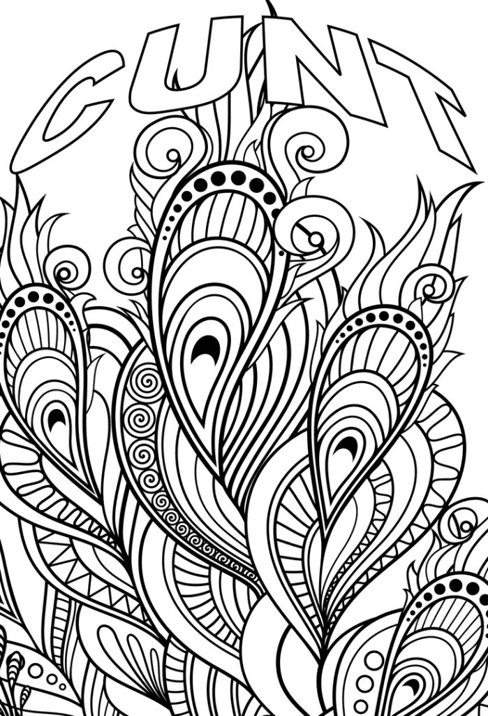 80 Swear Word Coloring Pages ColoringPagesOnly