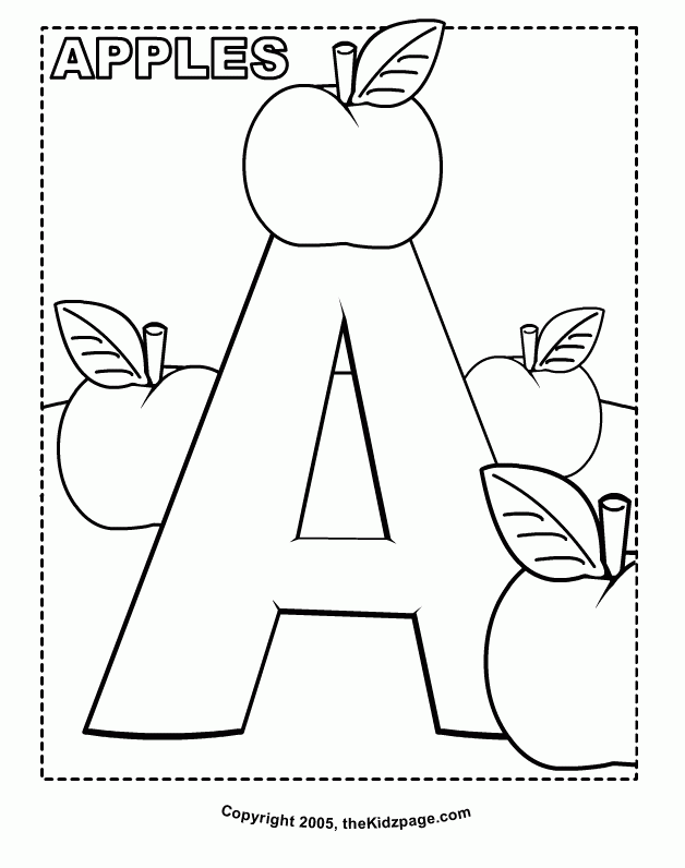Abc Color Pages Coloring Home