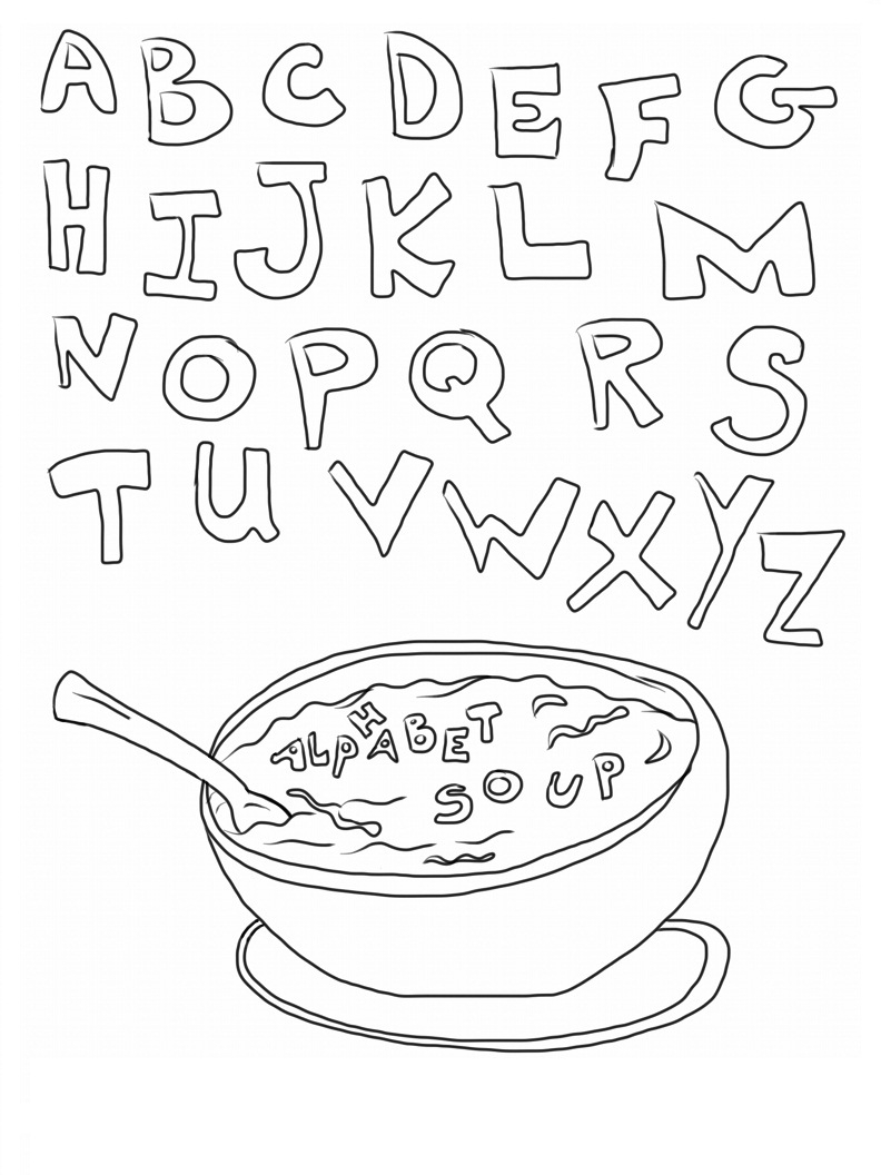 Abc Coloring Pages Free Printable Web Free Printable Alphabet Coloring 