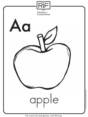 Alphabet Coloring Book Printable