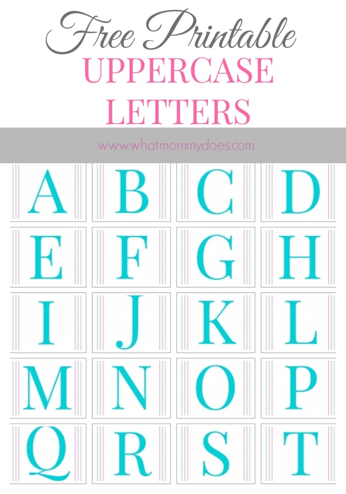 Alphabet Letter Templates Free Printable Choose From A Variety Of 