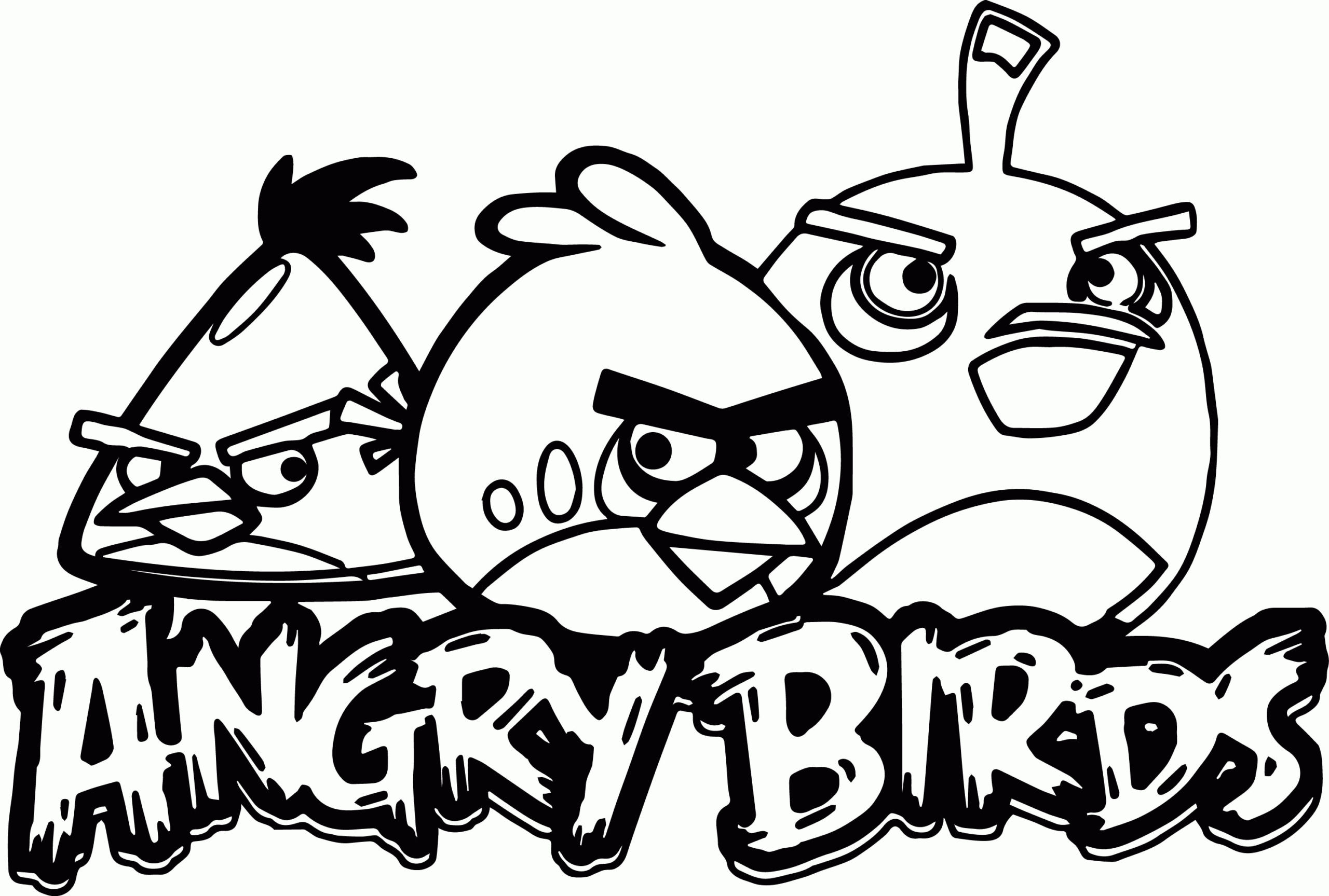 Angry Birds Coloring Pages Coloring Home