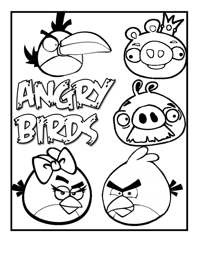 Angry Birds Coloring Pages Free Printable Coloring Pages Cool 