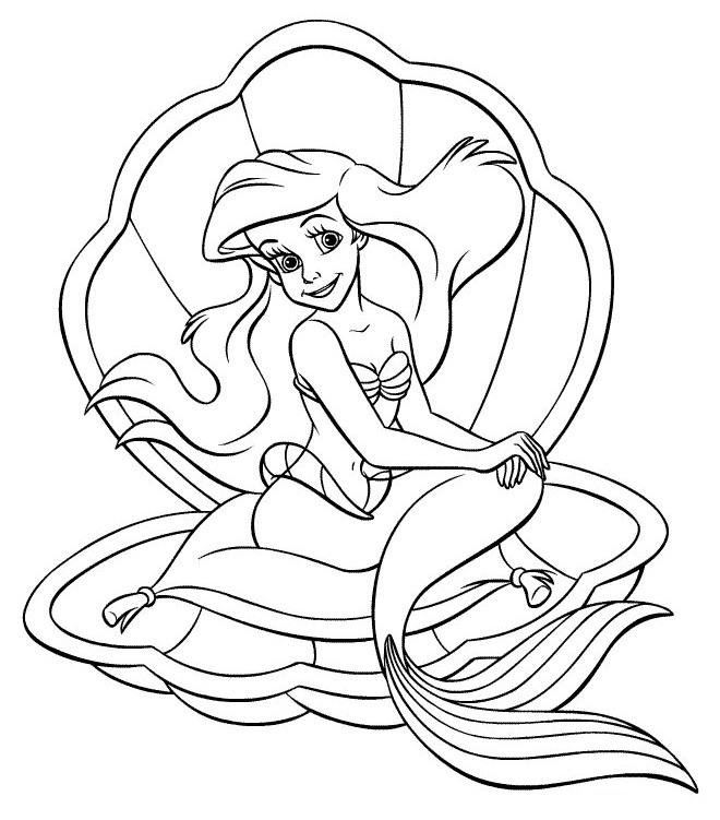 Ariel Coloring Pages Best Coloring Pages For Kids