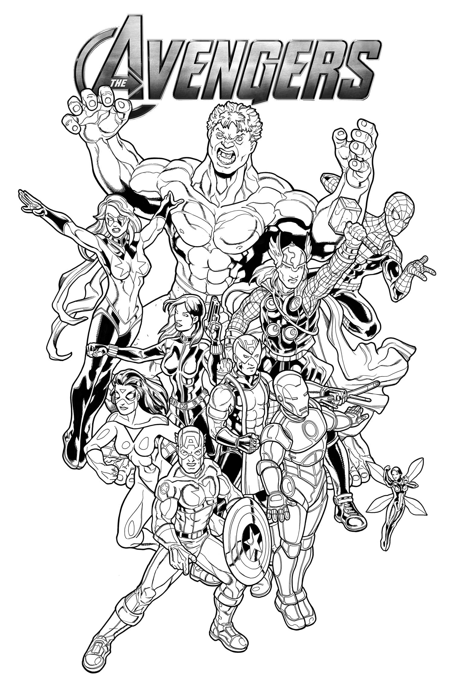 Avengers Coloring Pages To Download And Print For Free