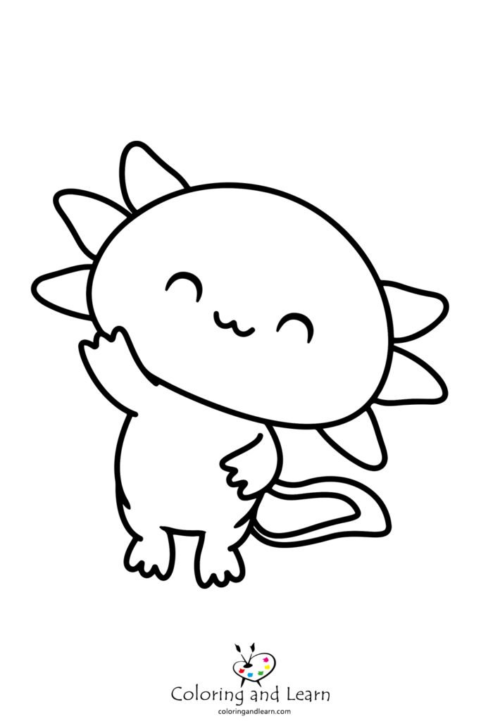 Axolotl Coloring Pages FREE 2025 Coloring And Learn