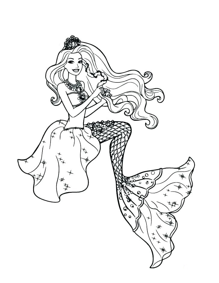 Barbie Mermaid Coloring Pages Best Coloring Pages For Kids