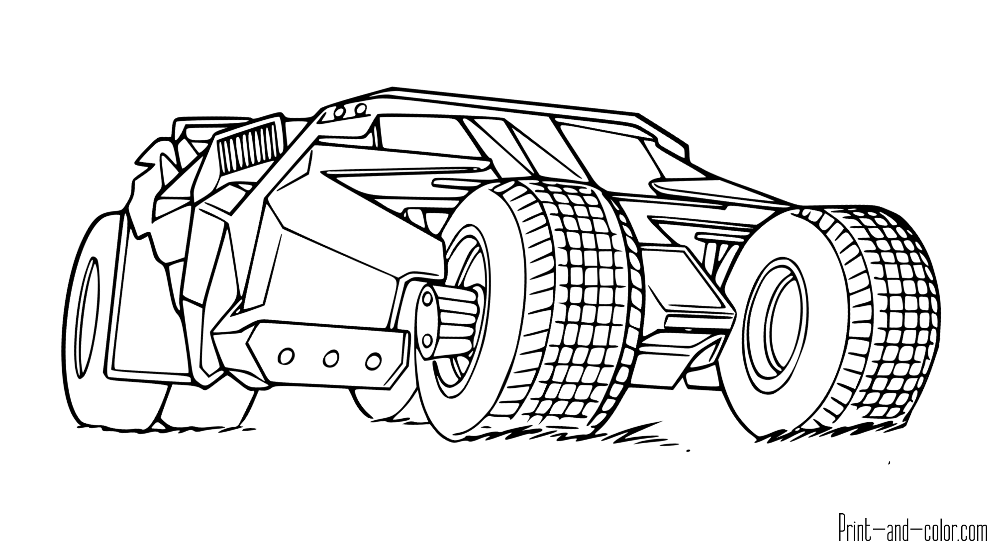 Batman Coloring Pages Print And Color