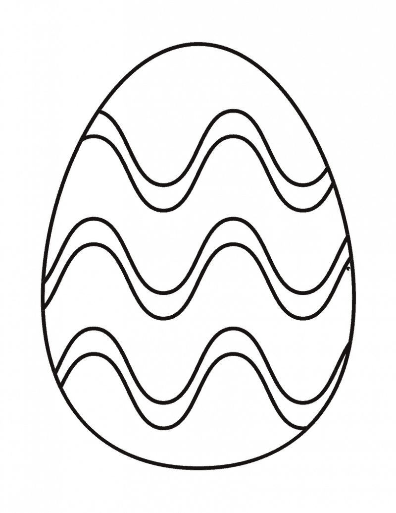 Best Free Printable Easter Egg Coloring Pages Coloring Easter Eggs