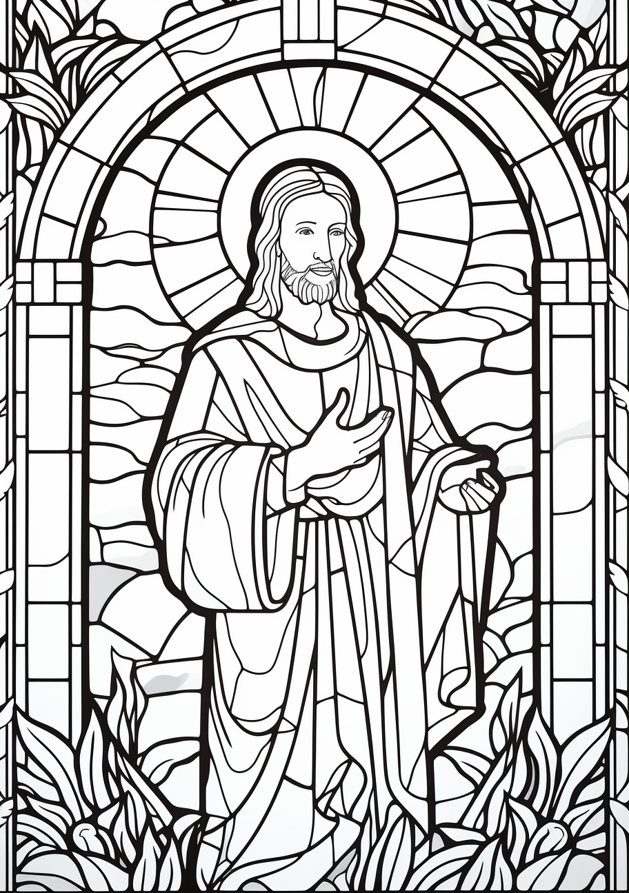 Biblical Easter Coloring Pages coloring Hero