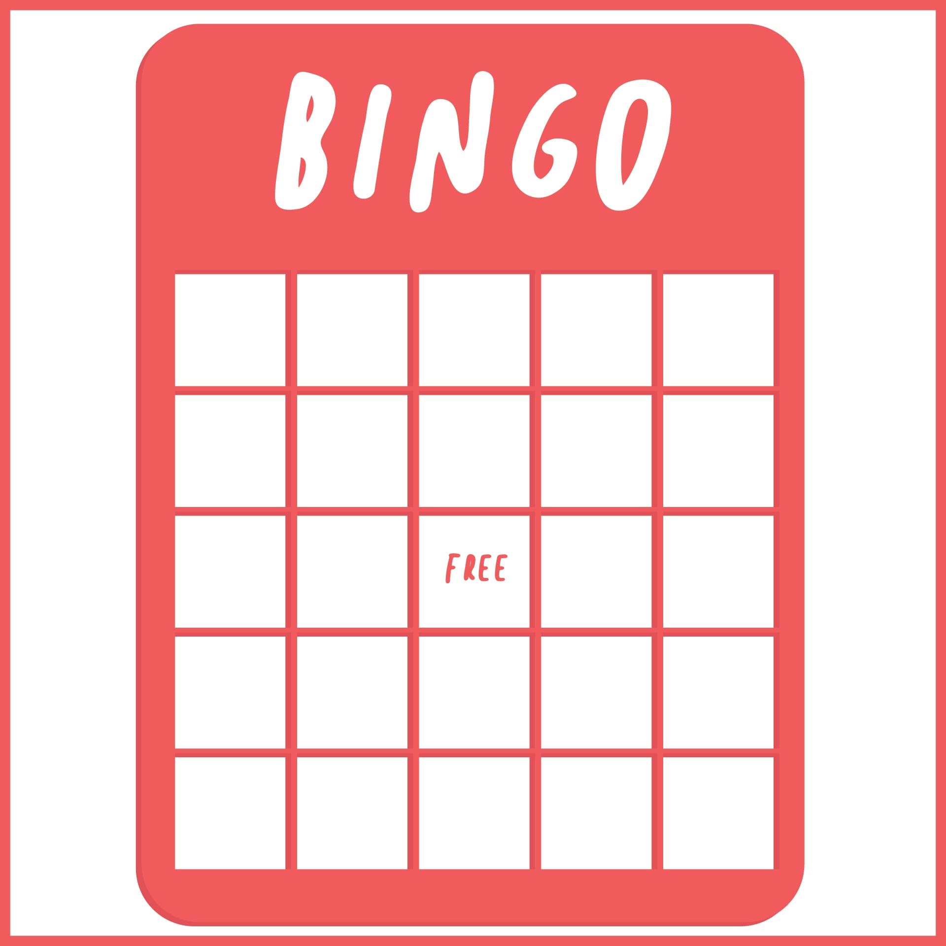 Bingo Cards Template Free Printable Printable Templates