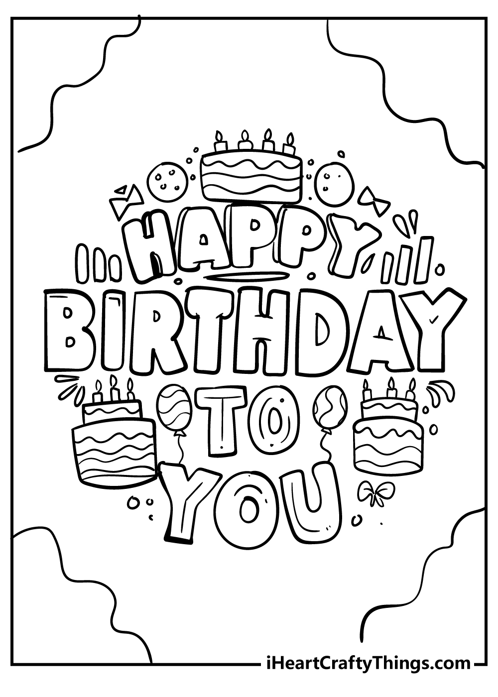 Birthday Coloring Pages Birthday Coloring Pages 158 F Vrogue co