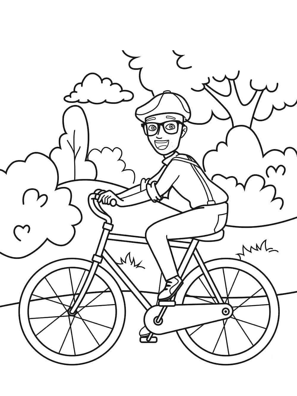 Blippi Coloring Pages Free Printable
