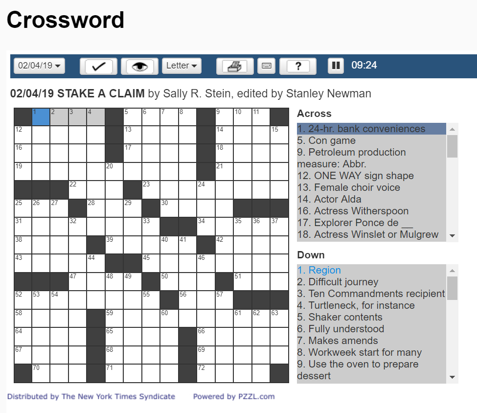 Boston Herald Crossword Printable James Crossword Puzzles