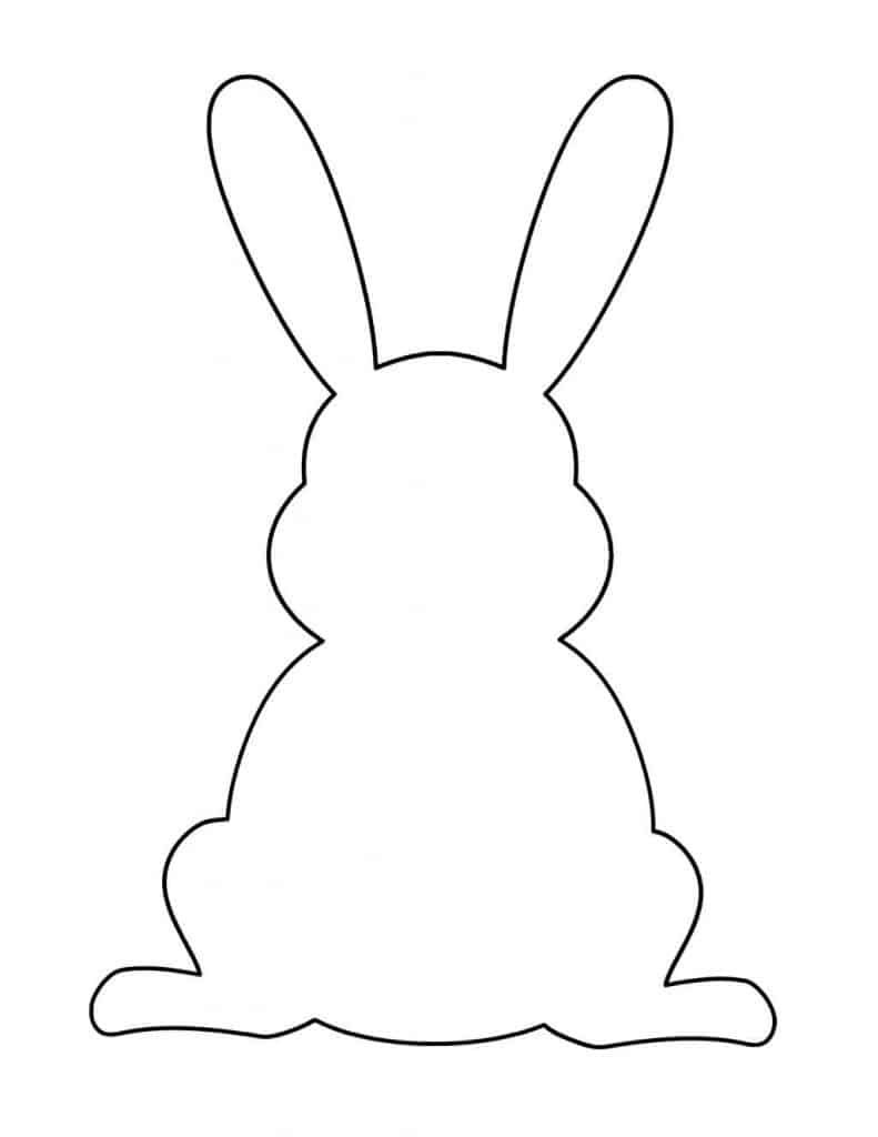 Bunny Templates Shape Templates Animal Stencil Spring Crafts Free 
