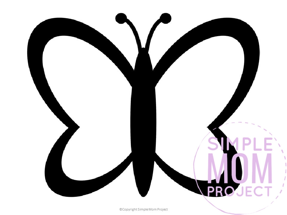 Butterfly Wing Printable Template