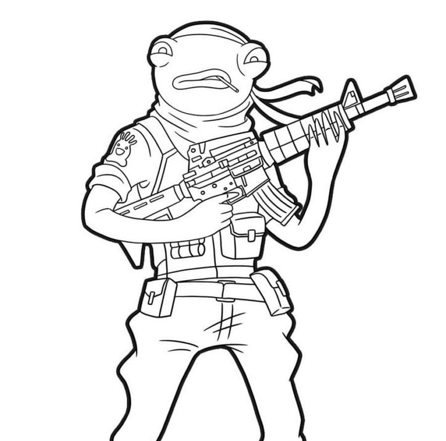 Carbide Fortnite Coloring Page Free Printable Coloring Pages For Kids