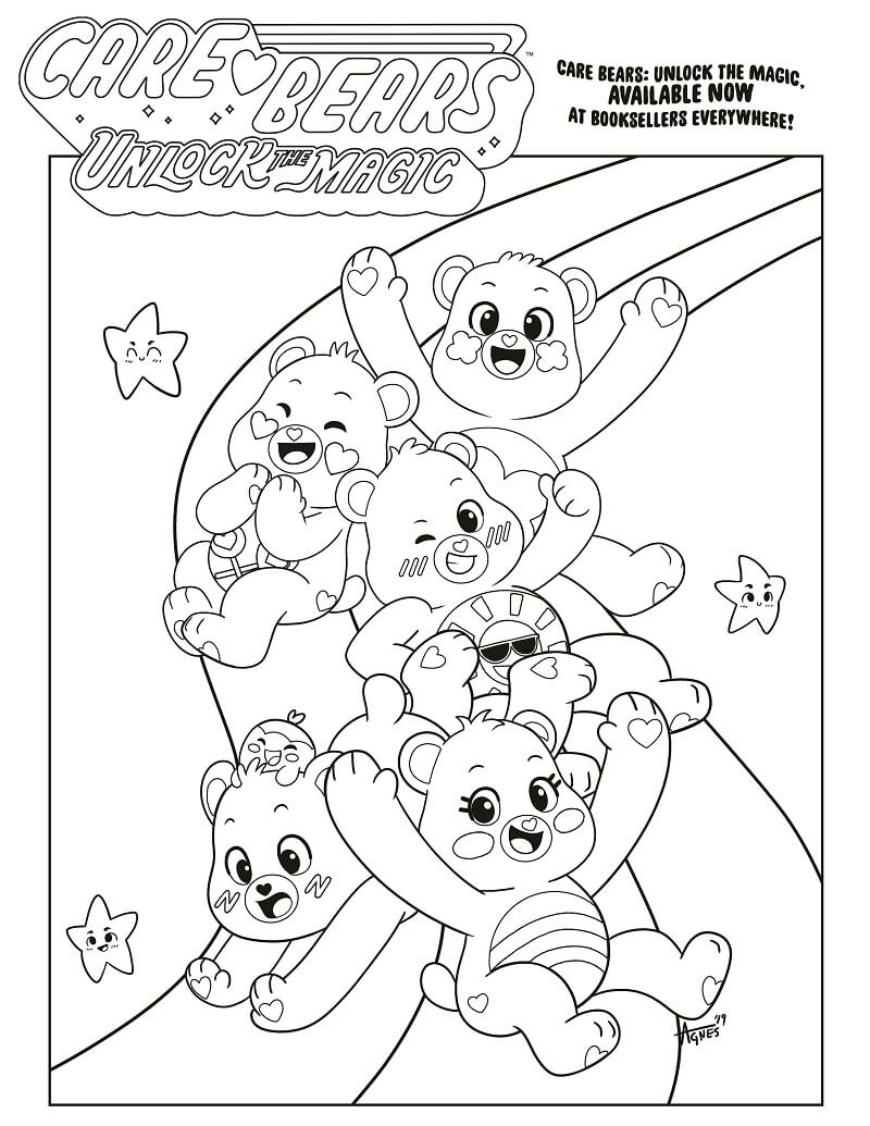 Care Bears Coloring Page Free Printable Coloring Pages For Kids