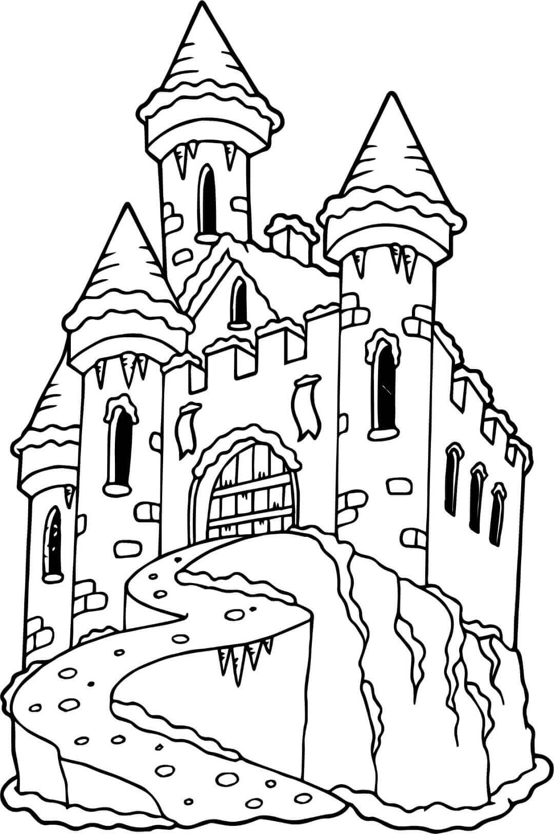 Castle Coloring Pages Printable Coloring Pages FREE