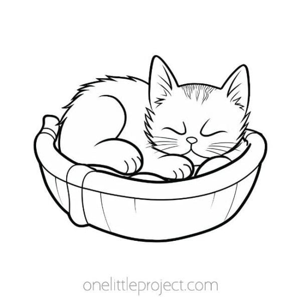 Cat Coloring Pages Free Printable Kitten Coloring Sheets