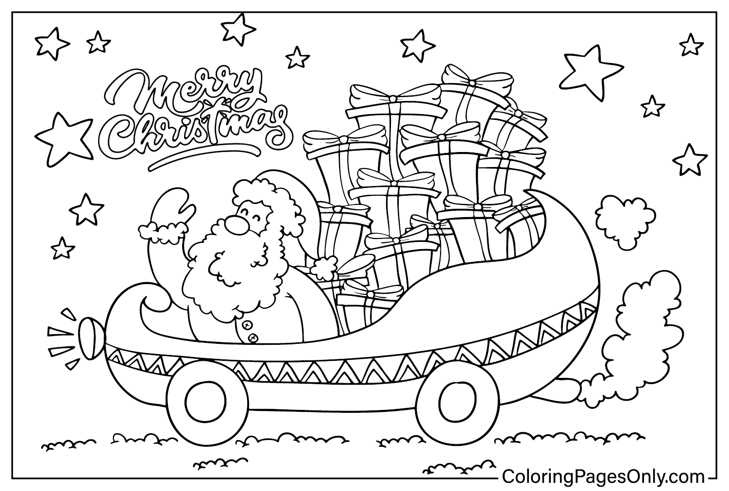 Christmas Coloring Pages To For Kids Free Printable Coloring Pages