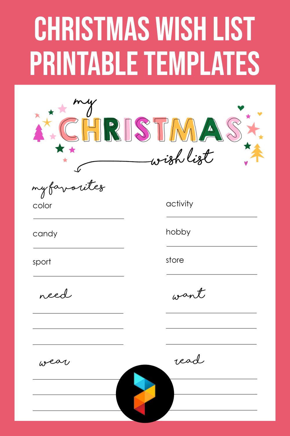 Christmas List Template Free Printable Printables Template Free