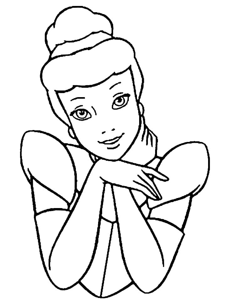 Cinderella For Girls Coloring Page Free Printable Coloring Pages For Kids