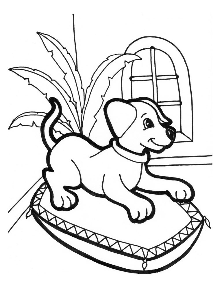 Cinna Puppy Coloring Page Free Printable Coloring Pages For Kids