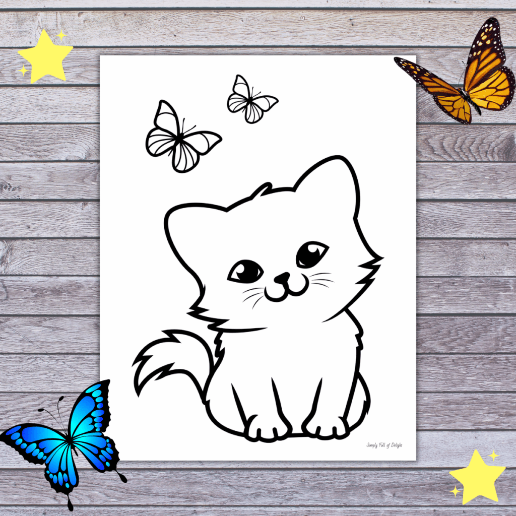 Collection 77 Newest Coloring Pages Kitty Free To Print And Download 