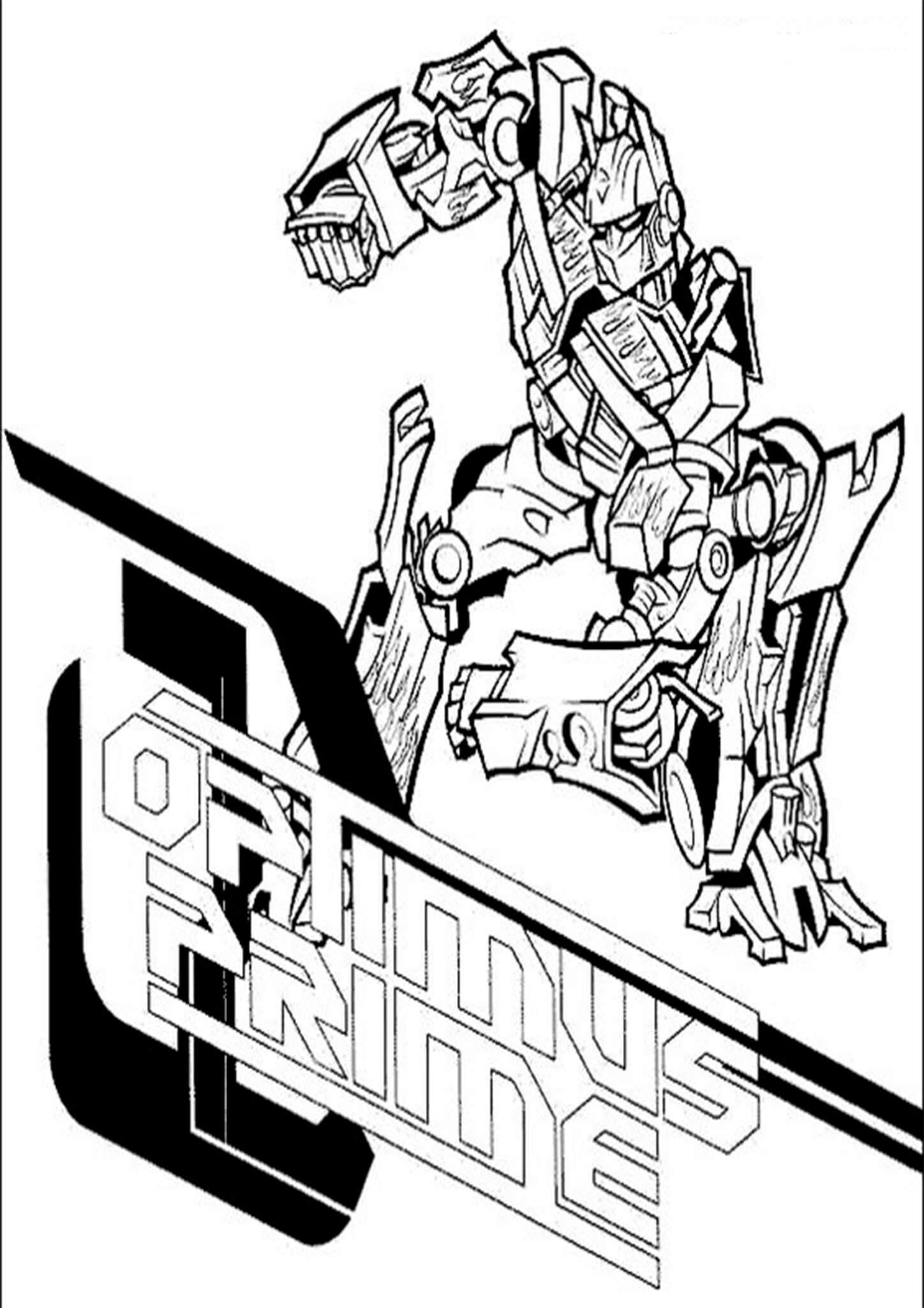 Collection Of Transformers Coloring Pages Free Free Printable