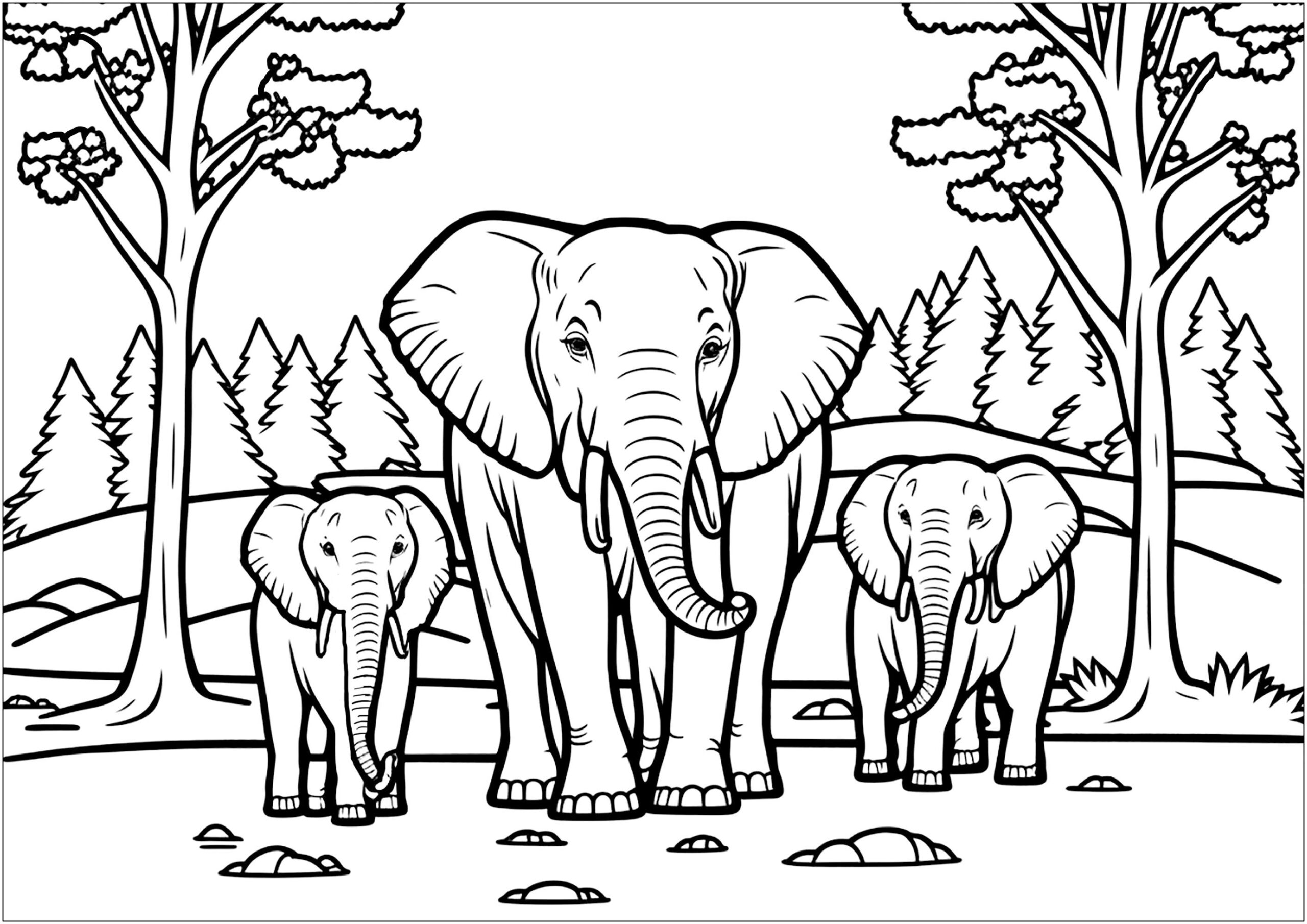 Coloring Elephant Pages Unleash Your Creativity With Majestic Creatures
