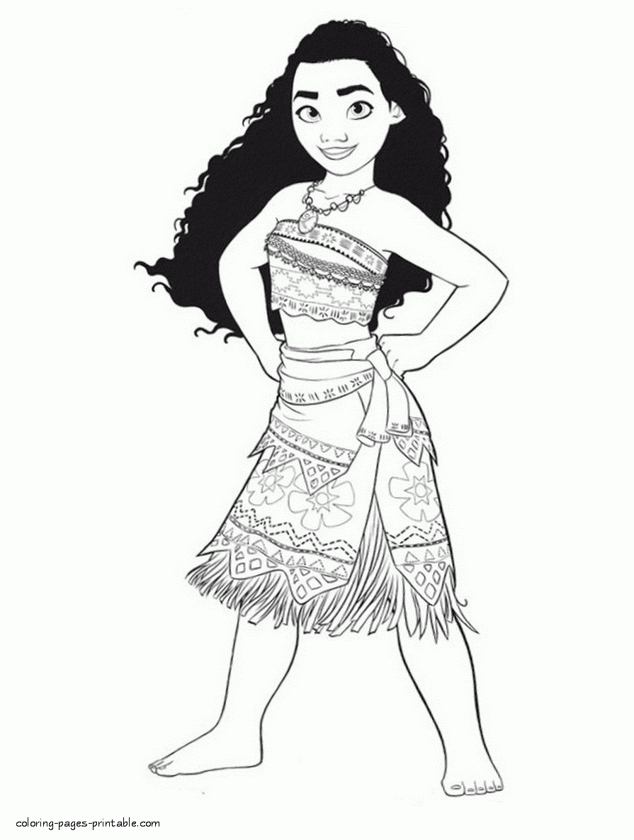 Coloring Page Moana COLORING PAGES PRINTABLE COM