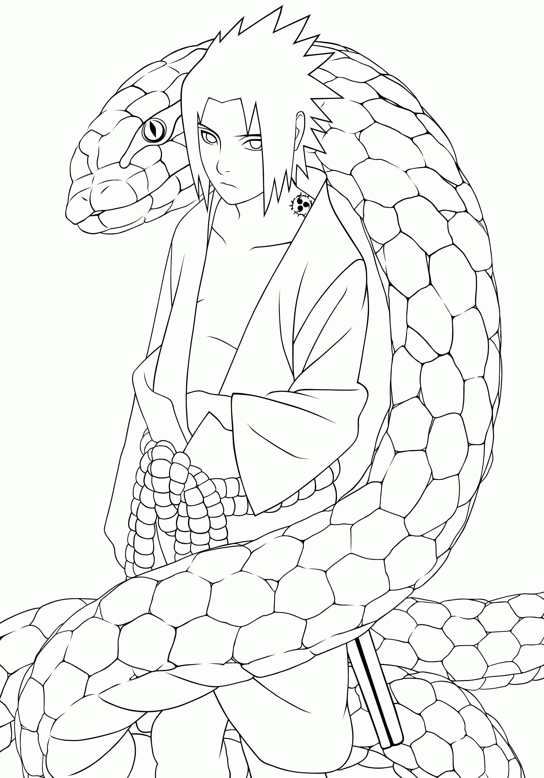 Coloring Page Naruto Coloring Home