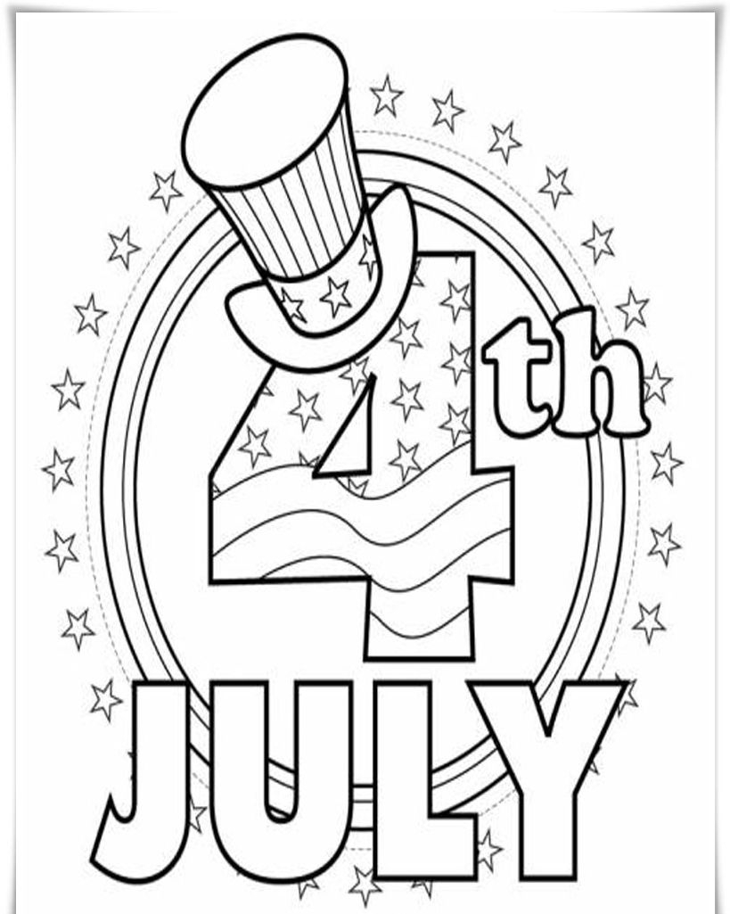 Coloring Pages 4th Of July