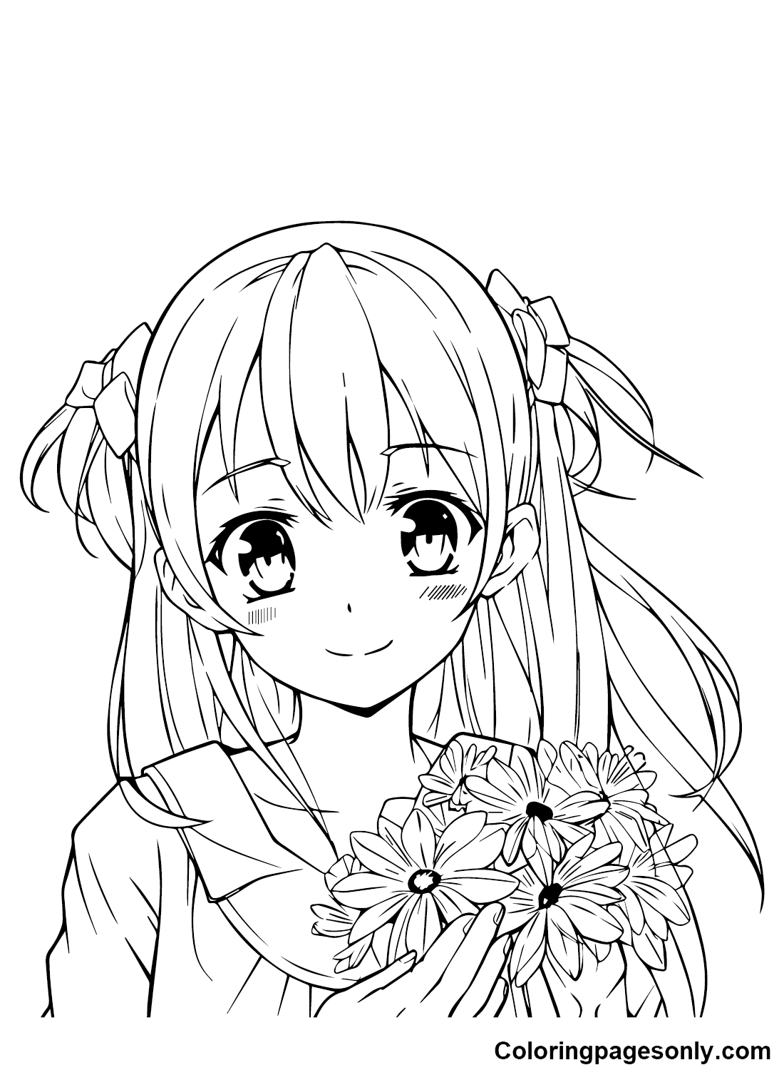 Coloring Pages Anime Coloring Pages Anime Girl Colori Vrogue co
